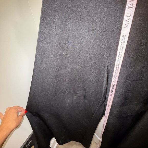 IEENA FOR MAC DUGGAL Black Sequined Cross Neck Halter Jumpsuit - Picture 10 of 11